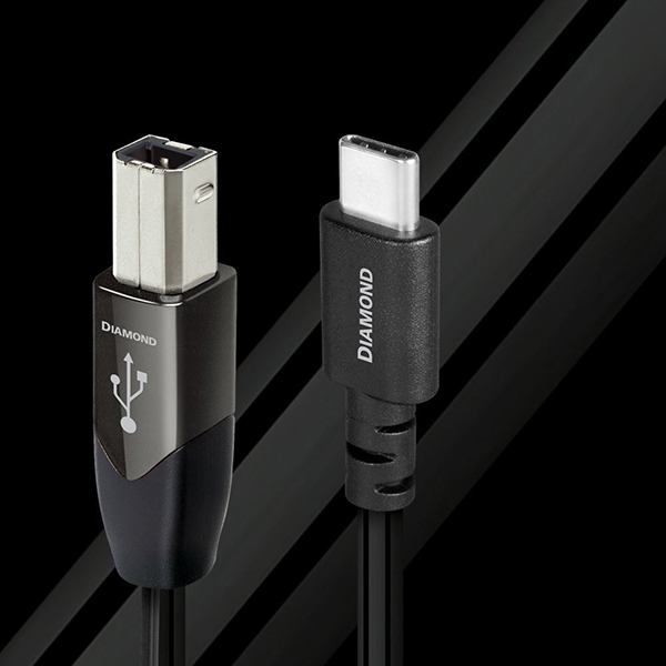 AudioQuest Diamond USB Type-C to USB-B Cable สายอัพเกรดสัญญาณ