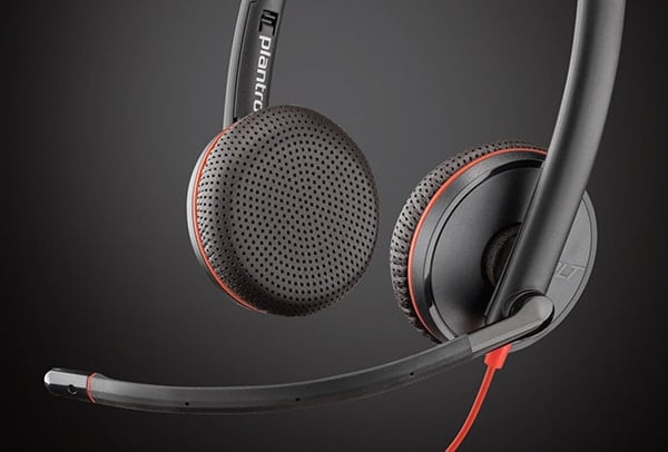 Poly Plantronics Blackwire 3220 หูฟังครอบหัวแบบ Stereo รองรับ USB-A | USB-C