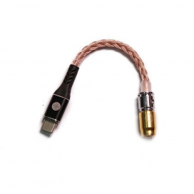 Hakugei สายแปลงหูฟัง Type-C เป็น 2.5 Female แบบทองแดง 6N OCC ชุบเงิน
