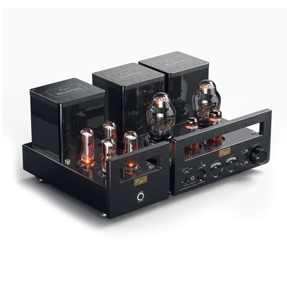 Cayin HA-300MK2 แอมป์หลอดหูฟังตั้งโต๊ะ Class-A Tube Headphone Amplifier  Silver