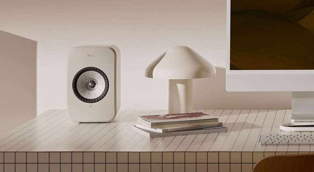 KEF LSX II LT ลำโพงตั้งโต๊ะไร้สาย สตรีมแบบไร้สายได้ทั้ง Bluetooth หรือ WiFi