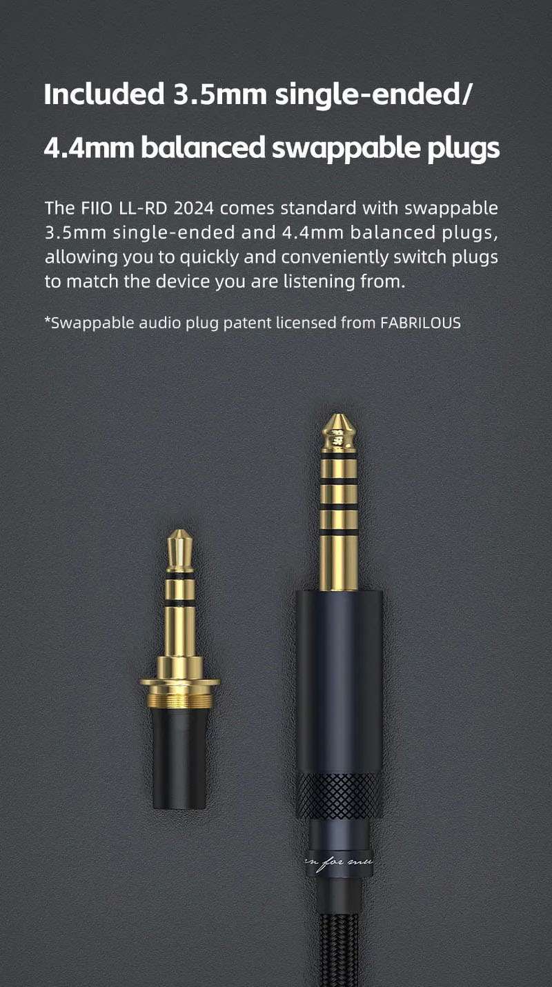 FiiO LL-RD 2024 สายอัพเกรดหูฟังถอดเปลี่ยนปลั๊กได้