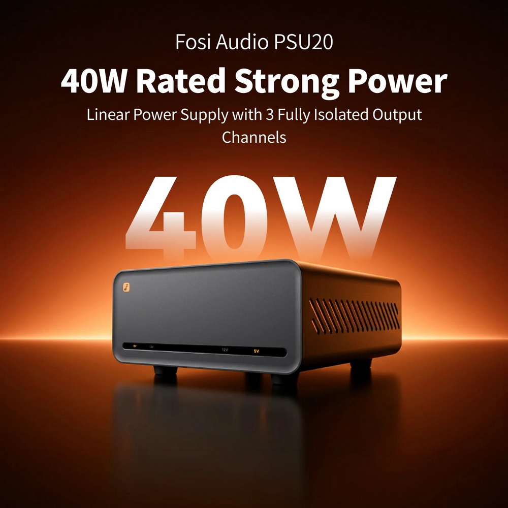 Fosi Audio PSU20 40W แหล่งจ่ายไฟแบบลีเนียร์ สัญญาณรบกวนต่ำพิเศษ แรงดันไฟ DC 5V/12V/15V Fosi Audio PSU20 40W แหล่งจ่ายไฟแบบลีเนียร์ สัญญาณรบกวนต่ำพิเศษ แรงดันไฟ DC 5V/12V/15V
