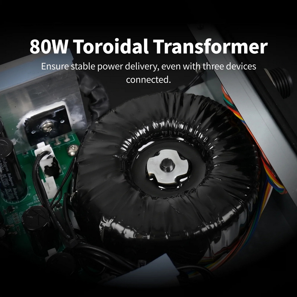 Fosi Audio PSU20 40W แหล่งจ่ายไฟแบบลีเนียร์ สัญญาณรบกวนต่ำพิเศษ แรงดันไฟ DC 5V/12V/15V Fosi Audio PSU20 40W แหล่งจ่ายไฟแบบลีเนียร์ สัญญาณรบกวนต่ำพิเศษ แรงดันไฟ DC 5V/12V/15V